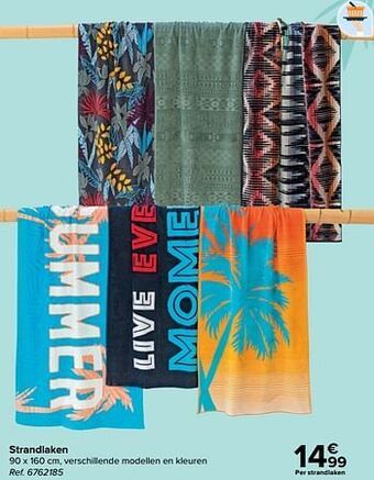 Carrefour Strandlaken aanbieding