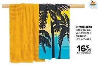 Carrefour Strandlaken aanbieding