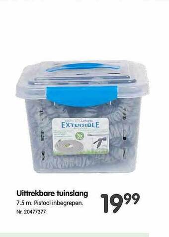 Uittrekbare Tuinslang