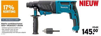 GAMMA Makita combiboorhamer SDS+HR2630X7 800W aanbieding