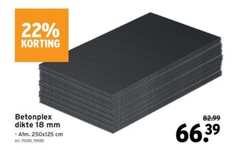 GAMMA Betonplex dikte 18mm aanbieding