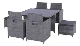 Dreamland Hartman tuinset Grandset met 4 stoelen aanbieding