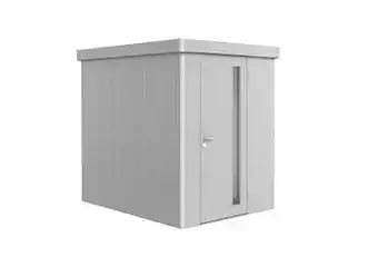 Brico Biohort tuinhuis Neo GR2 A + deur zilver 180x236cm aanbieding