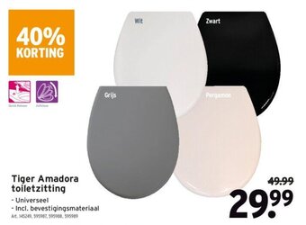 GAMMA Tiger Amadora toiletzitting aanbieding
