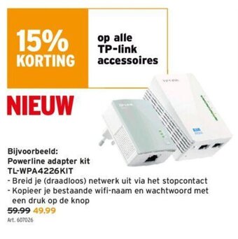 Powerline adapter kit TL-WPA4226KIT