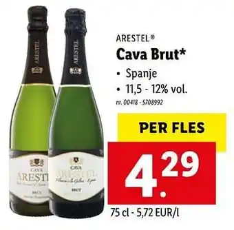 Lidl Cava brut aanbieding