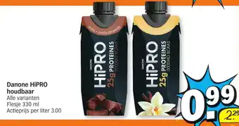 Albert Heijn Danone HiPRO houdbaar aanbieding