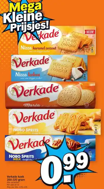 Albert Heijn Verkade koek 200-320 gram aanbieding