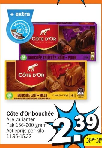 Albert Heijn Cote d'Or bouchee aanbieding