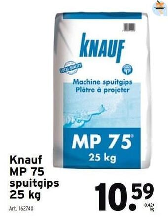 Knauf mp 75 spuitgips