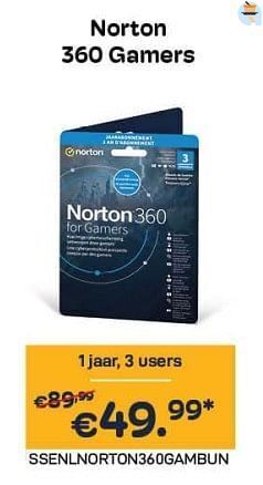 CompuDeals Norton 360 gamers aanbieding