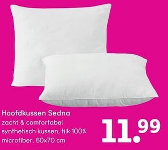 Leen Bakker Hoofdkussen sedna aanbieding