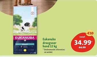Maxi Zoo Eukanuba Droogvoer Hond aanbieding