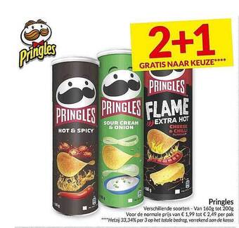 Intermarché Pringles aanbieding