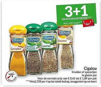 Intermarché Cigalou Kruiden Of Specerijen aanbieding