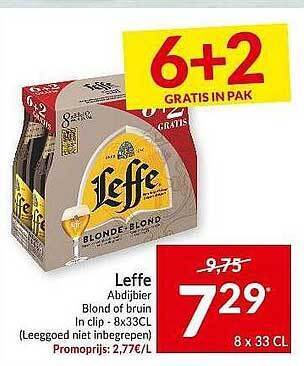 Intermarché Leffe Abdijbier aanbieding