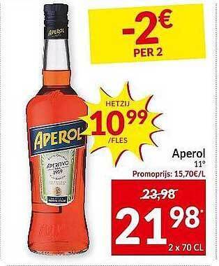 Intermarché Aperol aanbieding