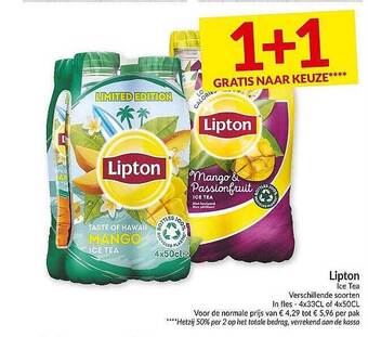 Intermarché Lipton Ice Tea aanbieding