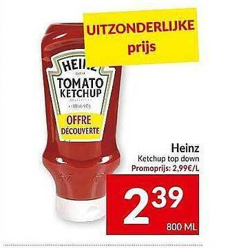 Intermarché Heinz Ketchup Top Down aanbieding