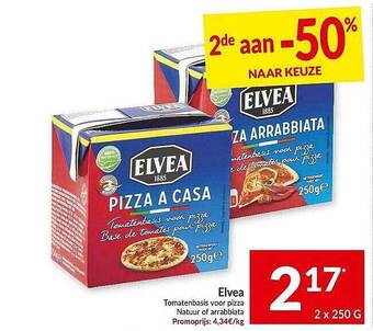 Intermarché Elvea Tomatenbasis Voor Pizza aanbieding