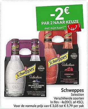 Intermarché Schweppes aanbieding