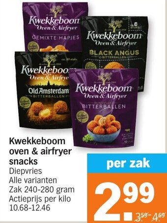 Albert Heijn Kwekkeboom oven & airfryer snacks aanbieding