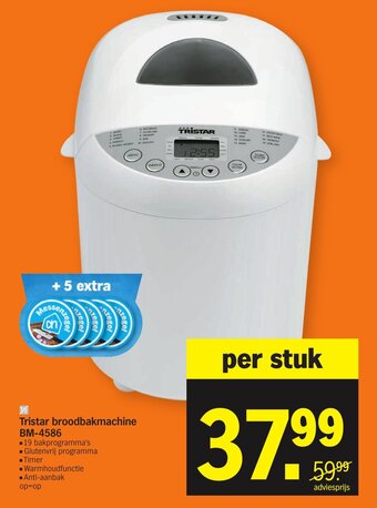 Albert Heijn Tristar broodbakmachine BM-4586 aanbieding
