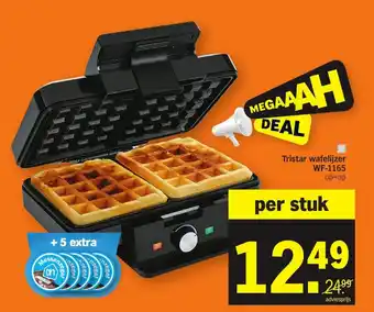 Albert Heijn Tristar wafelijzer WF-1165 aanbieding