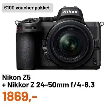 Kamera Express Nikon Z5 + Nikkor Z 24-50mm f/4-6.3 aanbieding