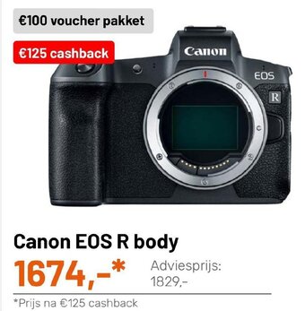Kamera Express Canon EOS R body aanbieding