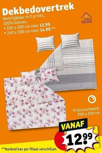 Kruidvat Dekbedovertrek aanbieding