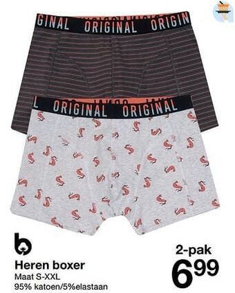 Zeeman Heren boxer aanbieding