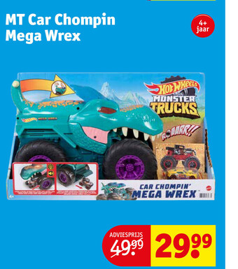 Kruidvat MT Car Chompin Mega Wrex aanbieding