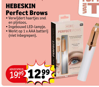 Kruidvat Hebeskin Perfect Brows aanbieding