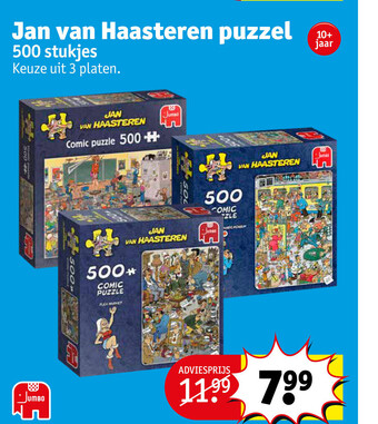 Kruidvat Jan van Haasteren puzzel aanbieding