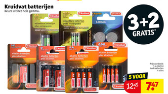 Kruidvat Batterijen aanbieding