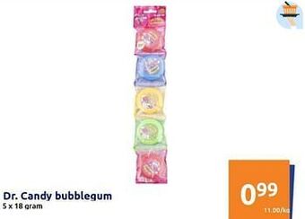 Action Dr. candy bubblegum aanbieding