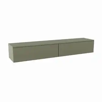 Sawiday MONDIAZ ALAN MODULE onderkast 190x45x30cm 2 lades Push to open MDF Army mat aanbieding