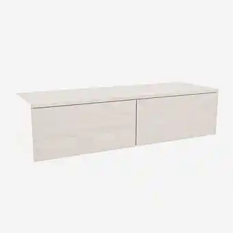 MONDIAZ ALAN MODULE SMALL onderkast 120x41x30cm 2 lades Push to open Melamine Underlayment mat