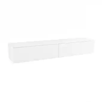 Sawiday MONDIAZ ALAN MODULE SMALL onderkast 180x41x30cm 2 lades Push to open MDF Talc mat aanbieding