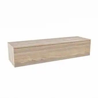 MONDIAZ ALAN MODULE onderkast 140x45x30cm 1 lade Push to open Melamine Dark brown grey mat