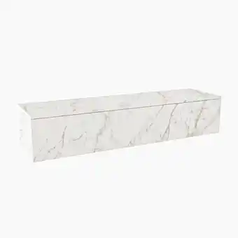 Sawiday MONDIAZ ALAN MODULE SMALL onderkast 150x41x30cm 1 lade Push to open Melamine Cararra mat aanbieding