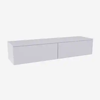 Sawiday MONDIAZ ALAN MODULE SMALL onderkast 150x41x30cm 2 lades Push to open MDF Cale mat aanbieding