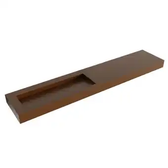 Mondiaz AVON Rust vrijhangende wastafel 230cm Positie wasbak links rand 12cm