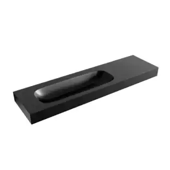 Sawiday Mondiaz STOR MEDIUM Urban vrijhangende wastafel 170cm links rand 12cm aanbieding
