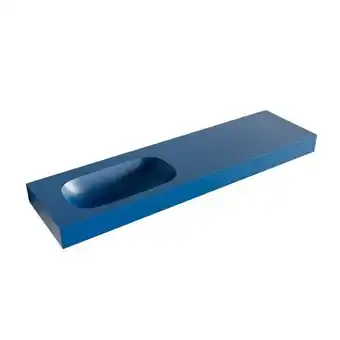 Sawiday Mondiaz STOR SMALL Jeans vrijhangende wastafel 170cm links rand 12cm aanbieding