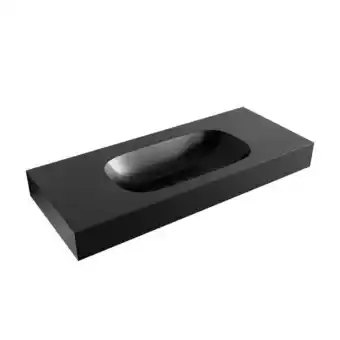 Sawiday Mondiaz STOR SMALL Urban vrijhangende wastafel 110cm midden rand 12cm aanbieding