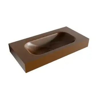 Sawiday Mondiaz BIG SMALL Rust vrijhangende wastafel 90cm midden rand 12cm aanbieding