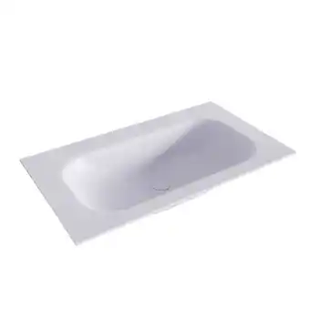 Sawiday Mondiaz BIG small Cale solid surface inbouw wastafel 80cm midden aanbieding