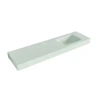 Sawiday Mondiaz LEAF Greey vrijhangende wastafel 170cm rechts rand 12cm aanbieding